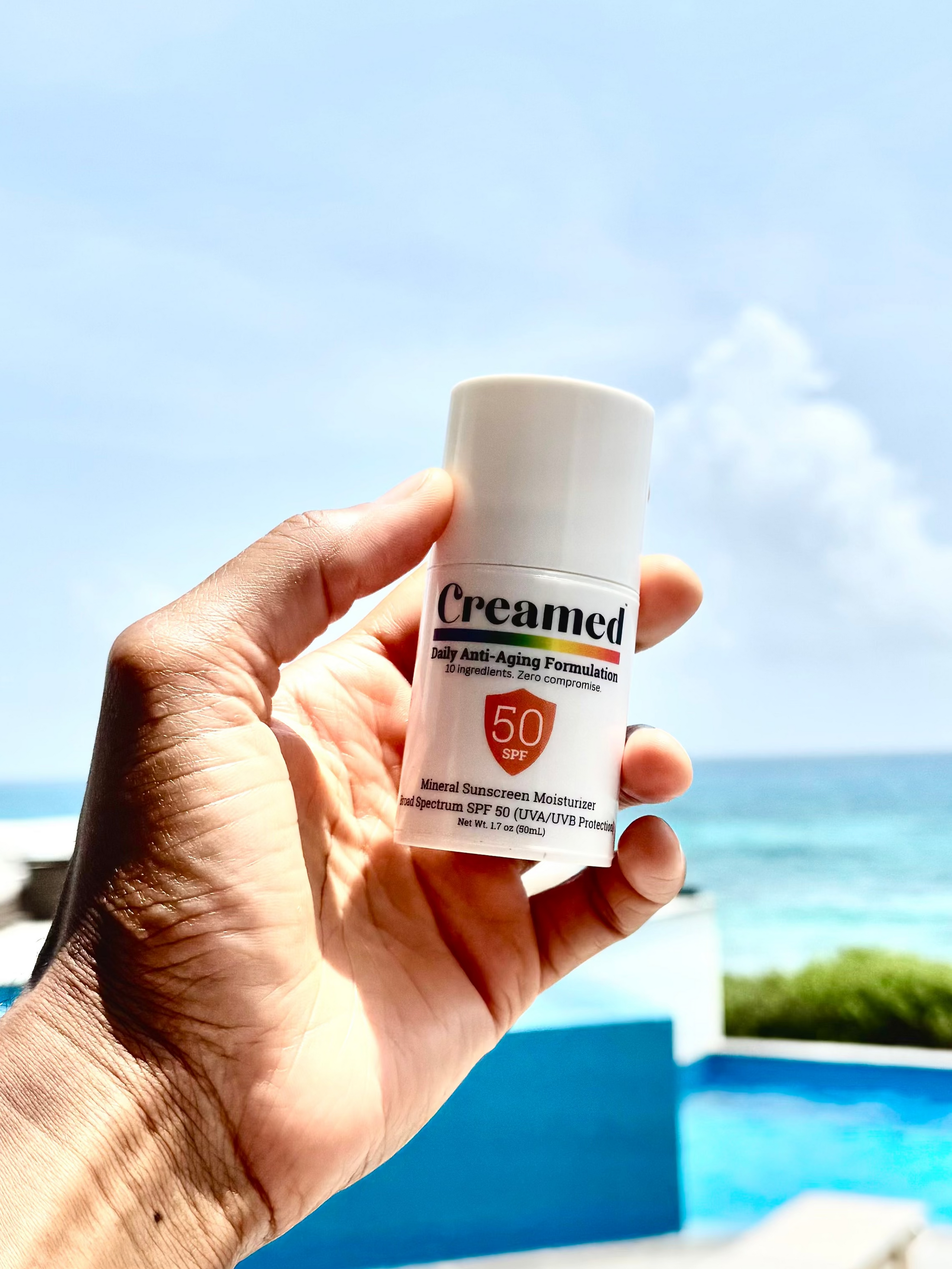 Creamed mineral SPF 50
